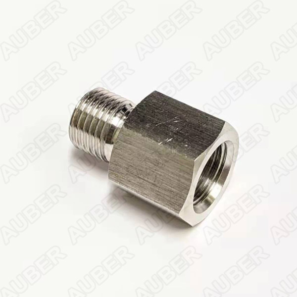Adapter, 1/4" NPT female to 1/4" BSPP male, Stainless Steel