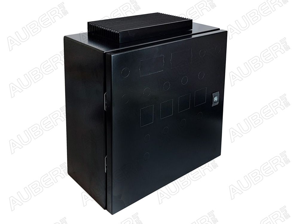 30A Brew Panel Enclosure with Knockouts w/ 80A Heat Sink - Click Image to Close