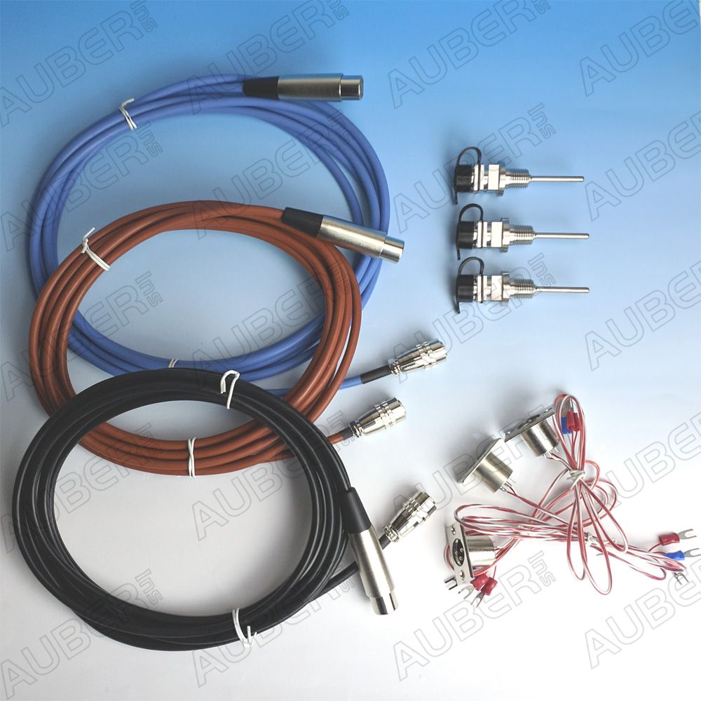 Liquid Tight RTD sensor w/ 12" XLRCON-M silicone cable sets of 3