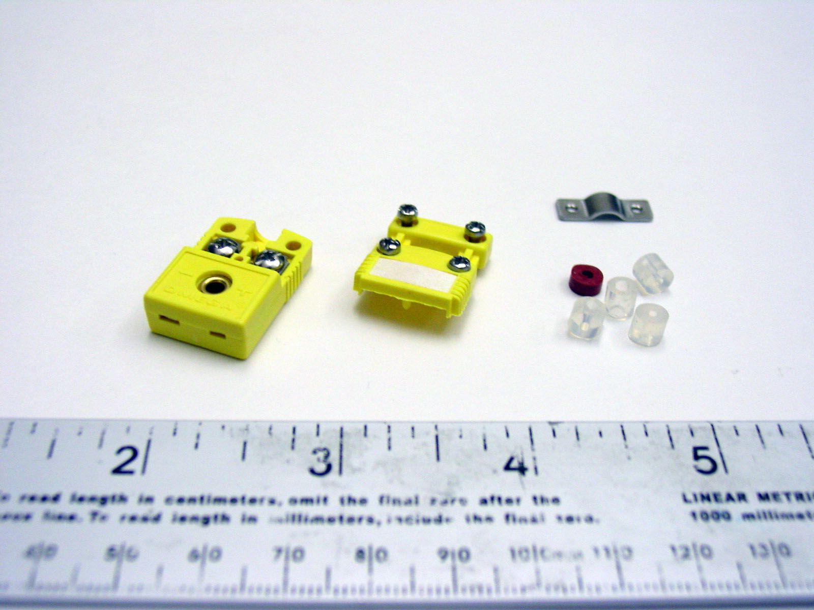 Female inline mini connector for K thermocouple