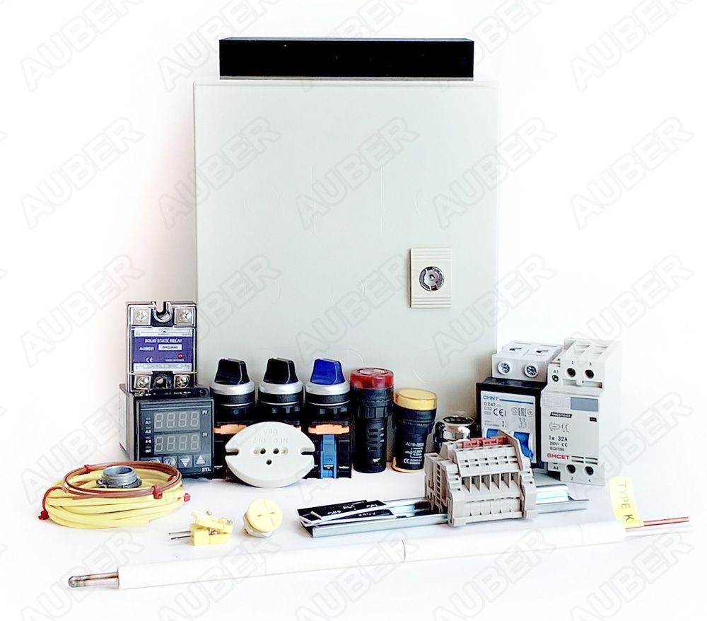 PID Controller KIT for Kiln/Heat Treating Oven (240V 30A 7200W) - Click Image to Close