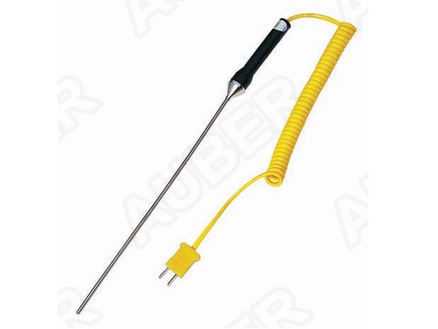 Surface Temperature Probe, Type K Thermocouple, For Liquid/Air