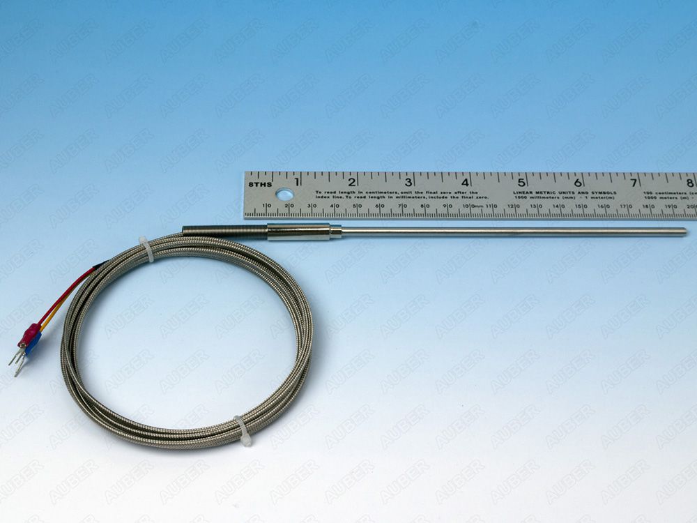 K type high temp thermocouple w/ mounting adapter - Click Image to Close